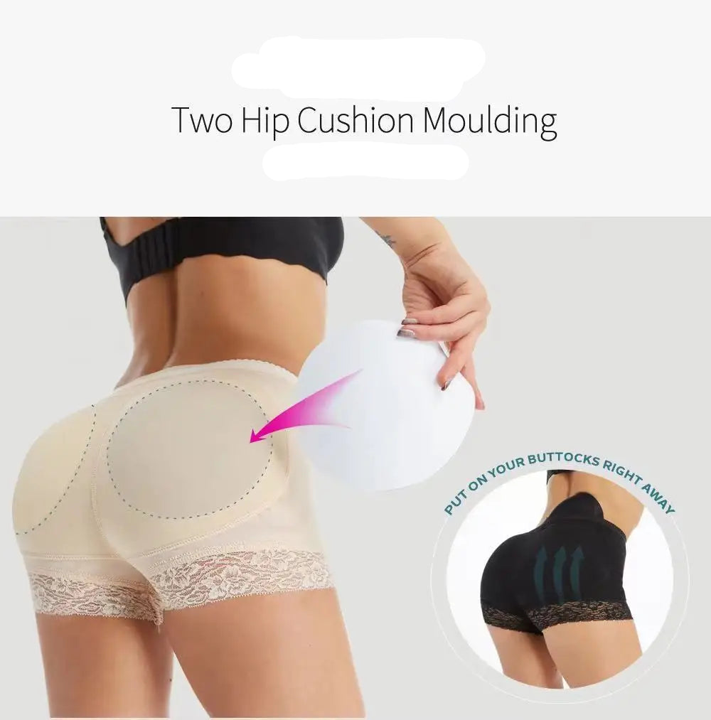 Women Butt Lifter Panty Fake Buttock Body Shaper Padded Underwear Lady Lift Bum High Waist Tummy Control Hip Panties